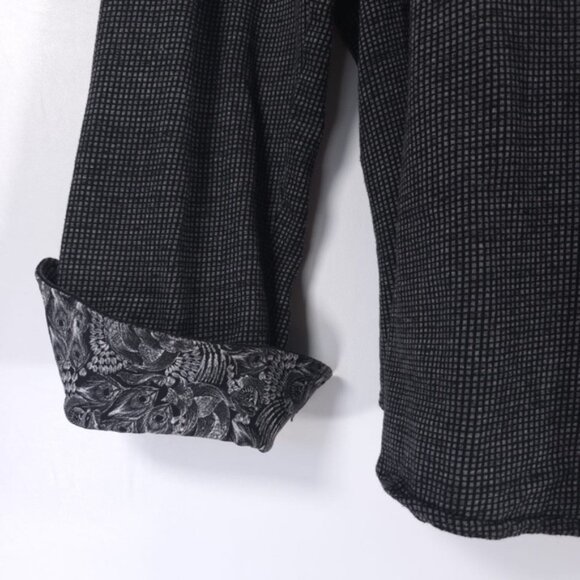 ROBERT GRAHAM CLASSIC FIT Knowledge Wisdom Truth LS Gingham Button Shirt MEDIUM - Picture 9 of 13